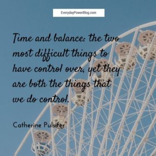 time and balance