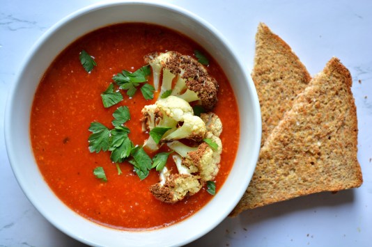 roasted red pepper soup]