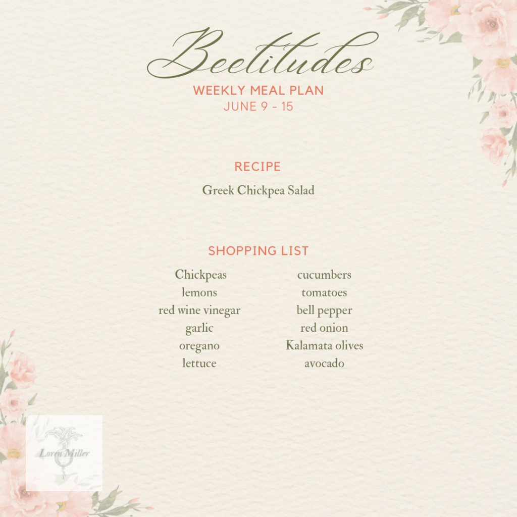 Meal Plan: June Week&nbsp;2