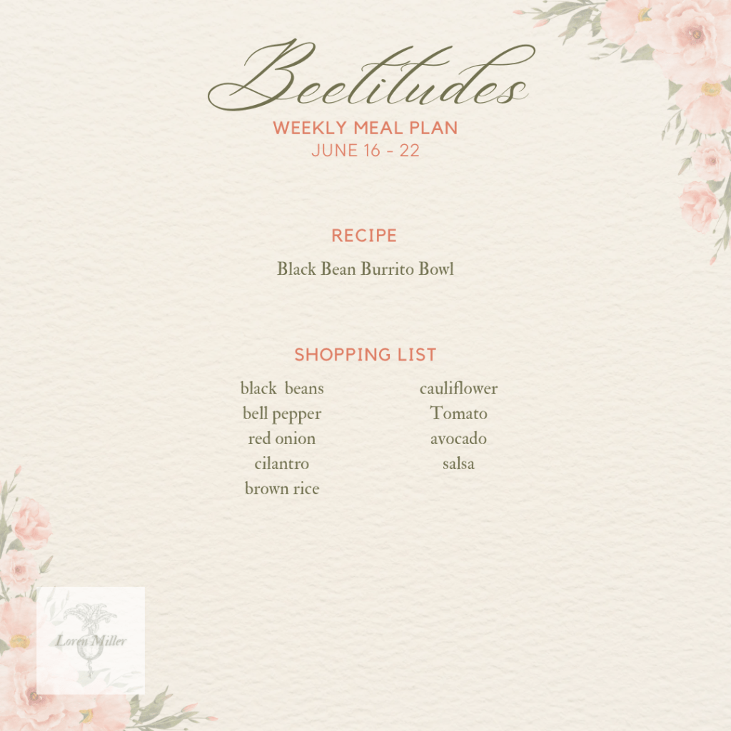 Meal Plan: June Week&nbsp;3